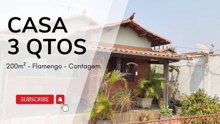 Imagem Casa com 3 Quartos à Venda, 360 m² em Flamengo - Contagem