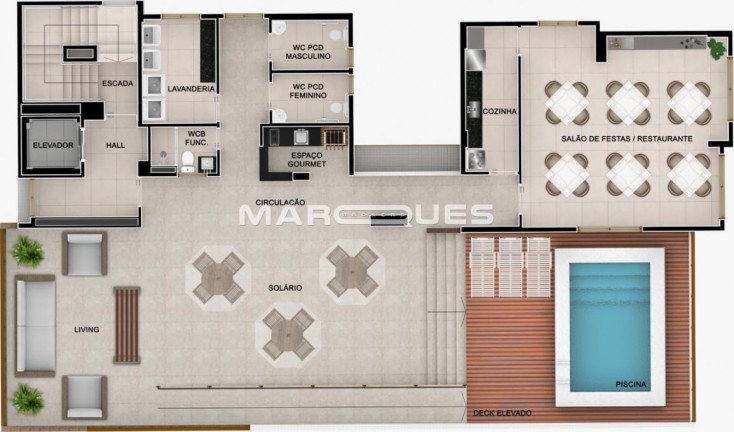 Apartamento com 1 Quarto à Venda, 33 m² em Jardim Oceania - João Pessoa