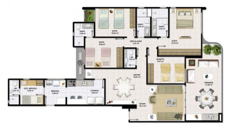 Imagem Apartamento com 4 Quartos à Venda, 150 m² em Caminho Das árvores - Salvador Imagem Apartamento com 4 Quartos à Venda, 150 m² em Caminho Das árvores - Salvador