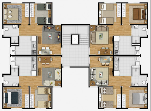 Imagem Apartamento com 2 Quartos à Venda, 52 m² em Loteamento Residencial Campina Verde - Campinas Imagem Apartamento com 2 Quartos à Venda, 52 m² em Loteamento Residencial Campina Verde - Campinas