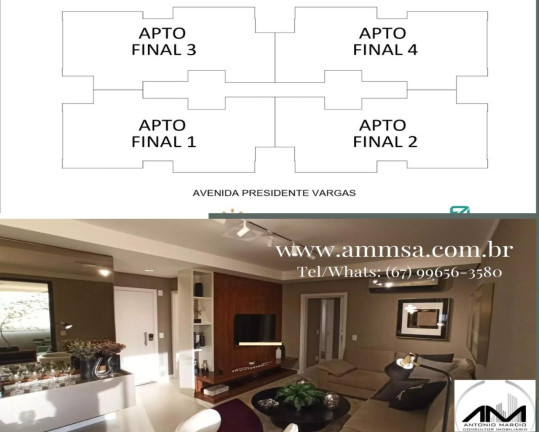 Imagem Apartamento com 3 Quartos à Venda, 2 m² em Vila Tonani I - Dourados