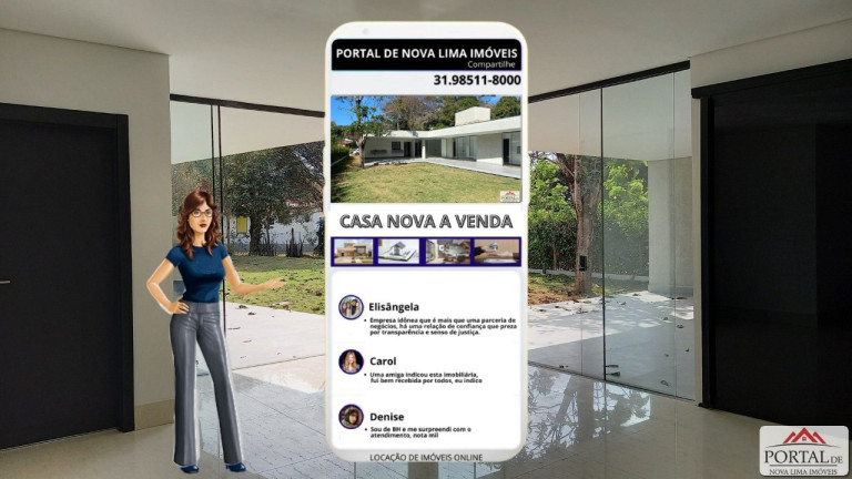 Casa com 4 Quartos à Venda, 350 m² em Veredas Das Geraes - Nova Lima