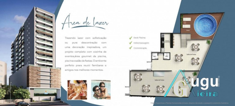 Apartamento com 3 Quartos à Venda, 82 m² em Centro - Guarapari