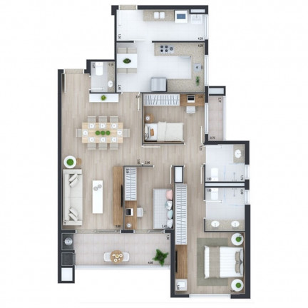 Imagem Imóvel com 3 Quartos à Venda, 105 m² em Juvevê - Curitiba Imagem Imóvel com 3 Quartos à Venda, 105 m² em Juvevê - Curitiba