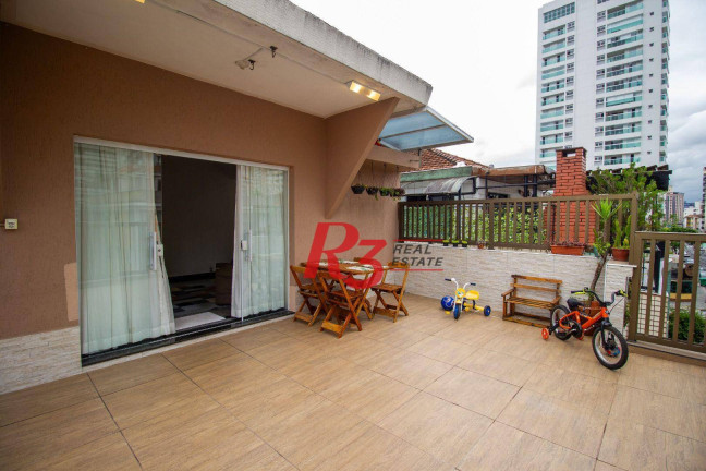Imagem Cobertura com 3 Quartos à Venda, 124 m² em Embaré - Santos