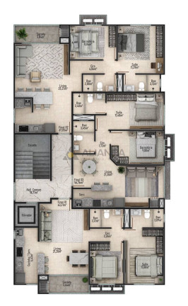 Apartamento com 2 Quartos à Venda, 63 m² em Centro - Navegantes