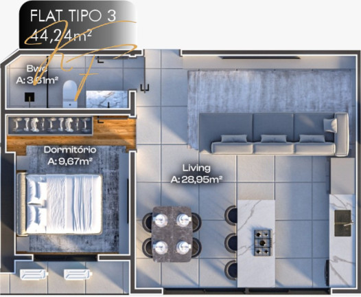 Imagem Flat com 1 Quarto à Venda, 71 m² em Meia Praia - Itapema Imagem Flat com 1 Quarto à Venda, 71 m² em Meia Praia - Itapema