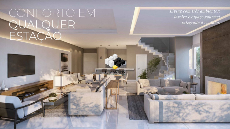 Imagem Casa de Condomínio com 3 Quartos à Venda, 441 m² em Pedra Redonda - Porto Alegre