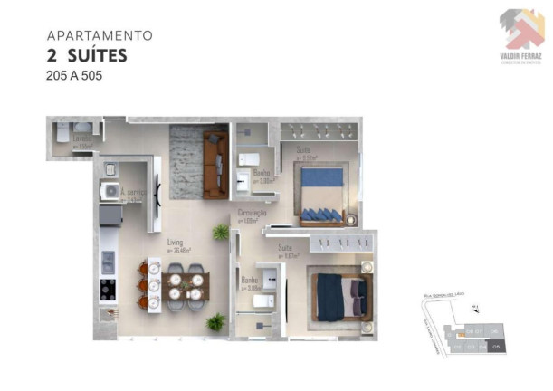 Imagem Apartamento com 2 Quartos à Venda, 68 m² em Trindade - Florianópolis