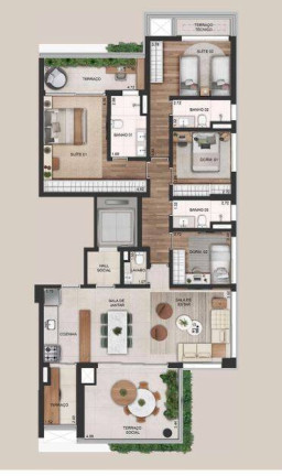 Imagem Apartamento com 3 Quartos à Venda, 148 m² em Moema - São Paulo Imagem Apartamento com 3 Quartos à Venda, 148 m² em Moema - São Paulo