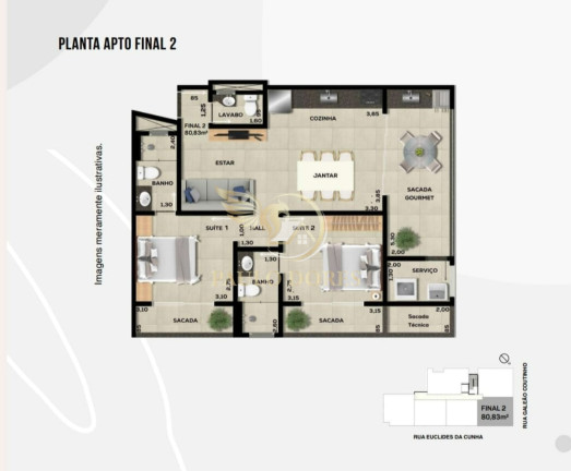 Imagem Apartamento com 2 Quartos à Venda, 80 m² em Itaguá - Ubatuba Imagem Apartamento com 2 Quartos à Venda, 80 m² em Itaguá - Ubatuba