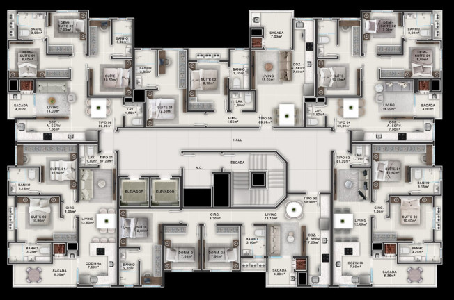 Imagem Imóvel com 2 Quartos à Venda, 69 m² em Morretes - Itapema Imagem Imóvel com 2 Quartos à Venda, 69 m² em Morretes - Itapema