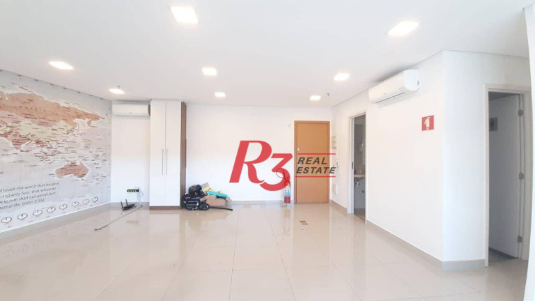 Sala Comercial à Venda ou Locação, 58 m² em Vila Belmiro - Santos