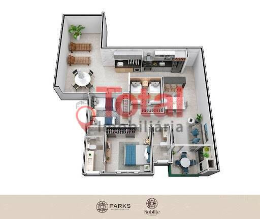 Imagem Cobertura com 3 Quartos à Venda, 181 m² em Cidade Nobre - Ipatinga