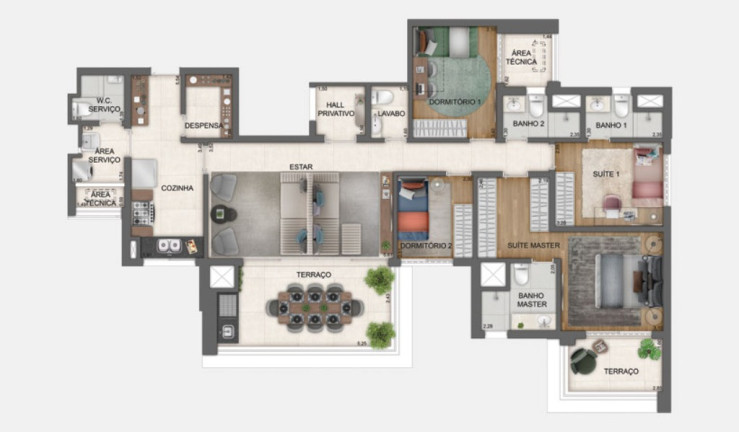 Imagem Apartamento com 4 Quartos à Venda, 138 m² em Brooklin - São Paulo