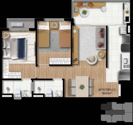 Imagem Apartamento com 2 Quartos à Venda, 57 m² em Nossa Senhora Da Vitória - Ilhéus Imagem Apartamento com 2 Quartos à Venda, 57 m² em Nossa Senhora Da Vitória - Ilhéus