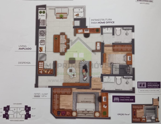 Apartamento com 3 Quartos à Venda, 144 m² em Jardim Satélite - São José Dos Campos