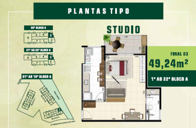 Imagem Apartamento com 3 Quartos à Venda, 70 m² em Jardim Tupanci - Barueri Imagem Apartamento com 3 Quartos à Venda, 70 m² em Jardim Tupanci - Barueri