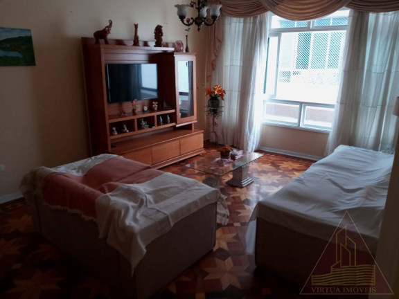 Apartamento com 3 Quartos à Venda, 128 m² em Embaré - Santos