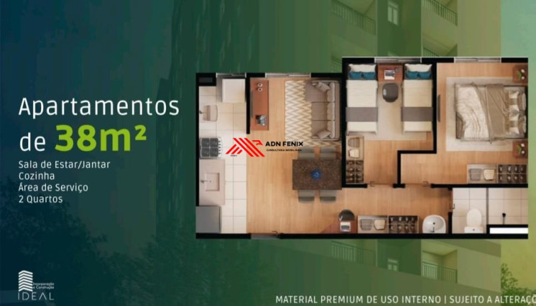 Imagem Apartamento com 2 Quartos à Venda, 42 m² em Vila Rosália - Guarulhos