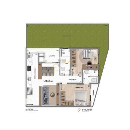 Imagem Apartamento com 3 Quartos à Venda, 73 m² em Centro - Pinhais Imagem Apartamento com 3 Quartos à Venda, 73 m² em Centro - Pinhais