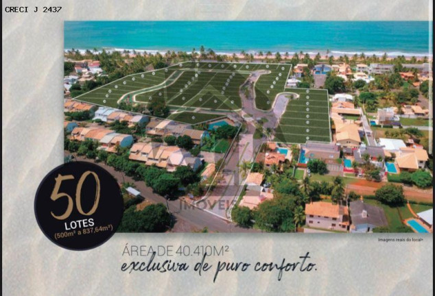 Imagem Terreno à Venda, 623 m² em Guarajuba (monte Gordo) - Camaçari
