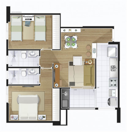 Imagem Apartamento com 2 Quartos à Venda, 61 m² em Fundação - São Caetano Do Sul Imagem Apartamento com 2 Quartos à Venda, 61 m² em Fundação - São Caetano Do Sul