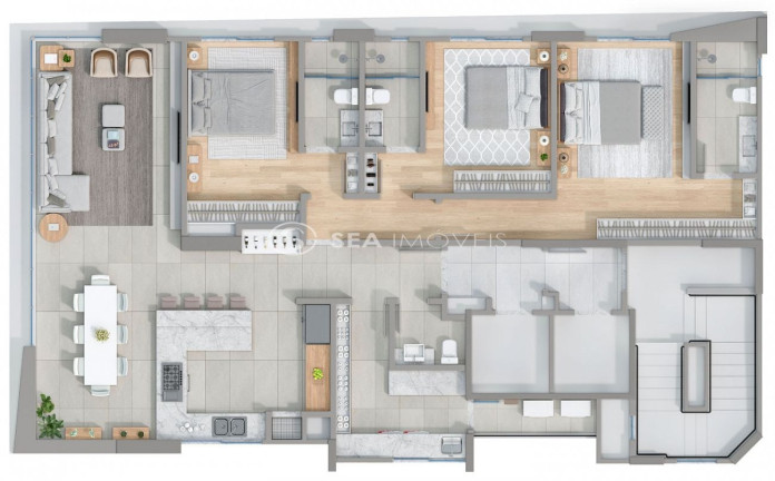 Imagem Apartamento com 3 Quartos à Venda, 150 m² em Centro - Balneário Camboriú Imagem Apartamento com 3 Quartos à Venda, 150 m² em Centro - Balneário Camboriú