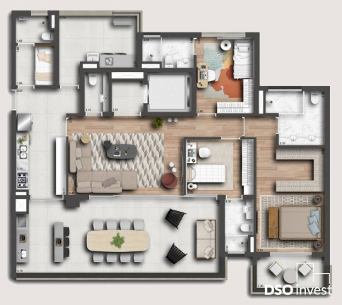 Imagem Apartamento com 3 Quartos à Venda, 173 m² em Santo Amaro - São Paulo