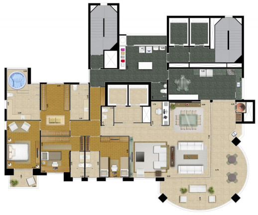 Imagem Apartamento com 3 Quartos à Venda, 297 m² em Jardim Anália Franco - São Paulo