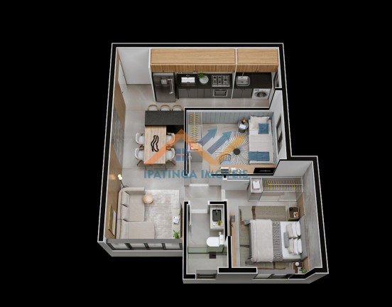 Imagem Kitnet com 2 Quartos à Venda, 48 m² em Cidade Nobre - Ipatinga Imagem Kitnet com 2 Quartos à Venda, 48 m² em Cidade Nobre - Ipatinga