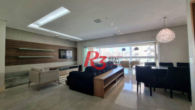 Imagem Apartamento com 3 Quartos para Alugar, 178 m² em Gonzaga - Santos Imagem Apartamento com 3 Quartos para Alugar, 178 m² em Gonzaga - Santos
