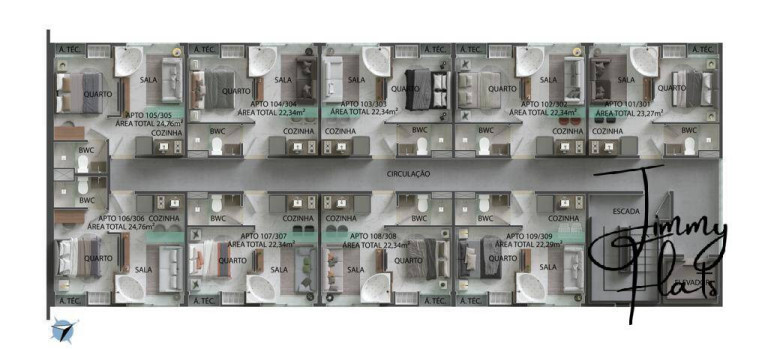 Imagem Apartamento com 1 Quarto à Venda, 22 m² em Centro, Porto De Galinhas - Ipojuca Imagem Apartamento com 1 Quarto à Venda, 22 m² em Centro, Porto De Galinhas - Ipojuca