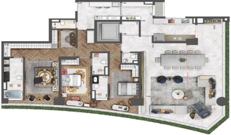 Imagem Imóvel com 3 Quartos à Venda, 221 m² em Moema - São Paulo Imagem Imóvel com 3 Quartos à Venda, 221 m² em Moema - São Paulo