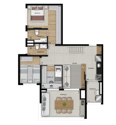 Imagem Apartamento com 3 Quartos à Venda, 93 m² em Brooklin Paulista - São Paulo