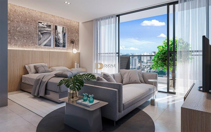 Imagem Apartamento com 1 Quarto à Venda, 45 m² em Jardim Camburi - Vitória