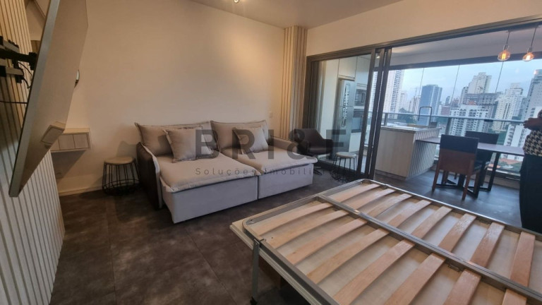 Imagem Apartamento com 1 Quarto para Alugar, 42 m² em Brooklin - São Paulo Imagem Apartamento com 1 Quarto para Alugar, 42 m² em Brooklin - São Paulo