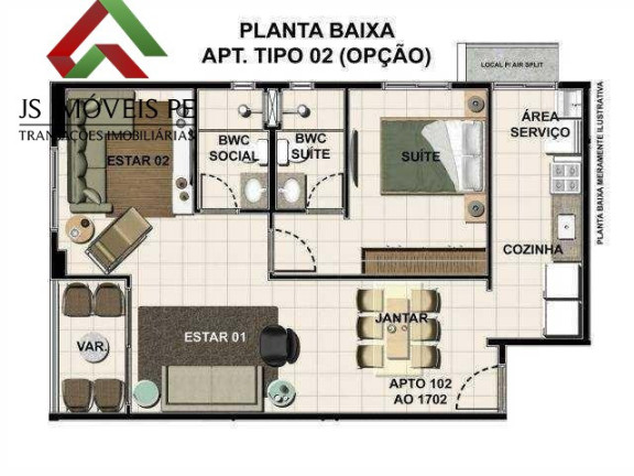 Imagem Imóvel com 2 Quartos à Venda, 58 m² em Encruzilhada - Recife