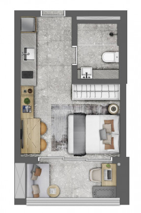 Imagem Apartamento com 1 Quarto à Venda, 26 m² em Campo Belo - São Paulo Imagem Apartamento com 1 Quarto à Venda, 26 m² em Campo Belo - São Paulo