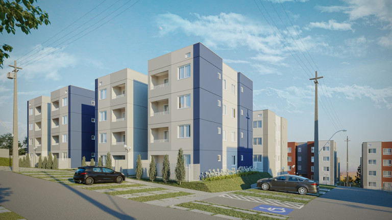 Imagem Apartamento com 2 Quartos à Venda, 35 m² em Restinga Seca - Almirante Tamandaré