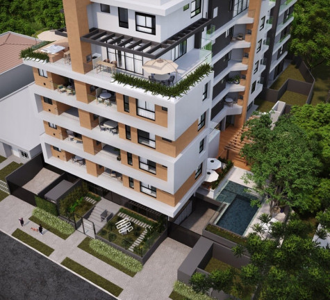 Imagem Imóvel com 3 Quartos à Venda, 109 m² em Mercês - Curitiba