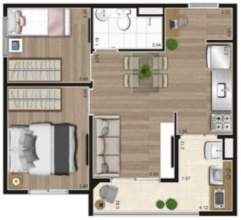Imagem Imóvel com 2 Quartos à Venda, 41 m² em Vila Pirituba - São Paulo Imagem Imóvel com 2 Quartos à Venda, 41 m² em Vila Pirituba - São Paulo