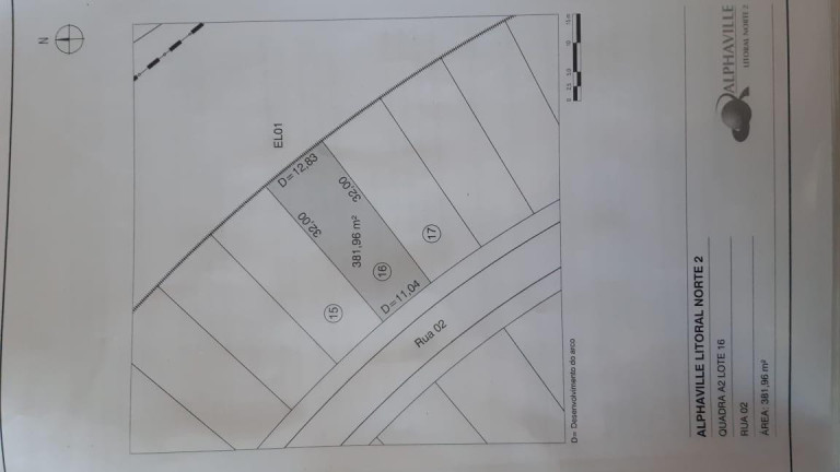 Imagem Terreno à Venda, 384 m² em Alphaville Ii - Camaçari Imagem Terreno à Venda, 384 m² em Alphaville Ii - Camaçari