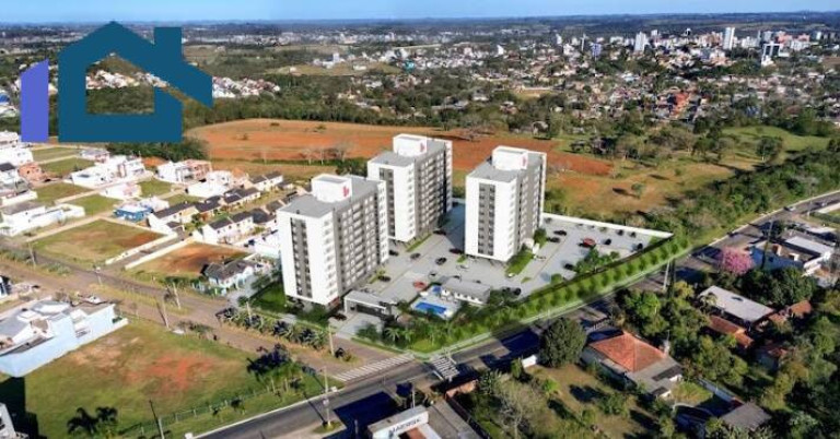 Imagem Apartamento com 2 Quartos à Venda, 51 m² em Santa Cruz - Gravataí