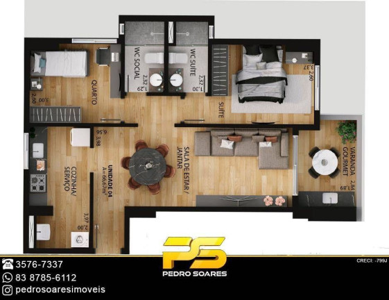 Imagem Apartamento com 2 Quartos à Venda, 67 m² em Aeroclube - João Pessoa Imagem Apartamento com 2 Quartos à Venda, 67 m² em Aeroclube - João Pessoa