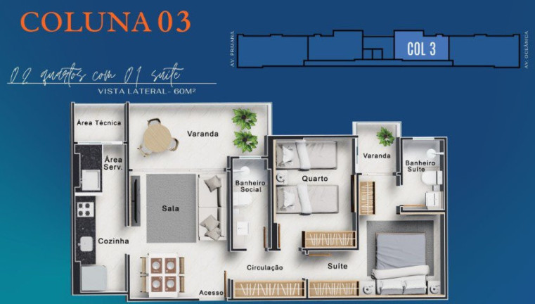 Imagem Apartamento com 2 Quartos à Venda, 60 m² em Praia Do Morro - Guarapari Imagem Apartamento com 2 Quartos à Venda, 60 m² em Praia Do Morro - Guarapari