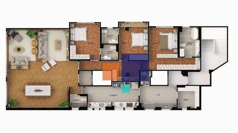 Imagem Apartamento com 3 Quartos à Venda, 220 m² em Higienópolis - São Paulo Imagem Apartamento com 3 Quartos à Venda, 220 m² em Higienópolis - São Paulo