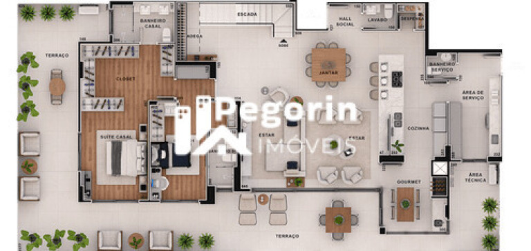 Imagem Apartamento com 4 Quartos à Venda, 229 m² em Campina Do Siqueira - Curitiba