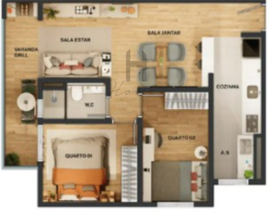 Imagem Imóvel com 2 Quartos à Venda, 56 m² em Baeta Neves - São Bernardo Do Campo Imagem Imóvel com 2 Quartos à Venda, 56 m² em Baeta Neves - São Bernardo Do Campo