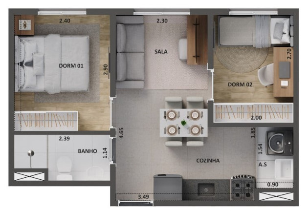 Imagem Apartamento com 1 Quarto à Venda, 34 m² em Mooca - São Paulo Imagem Apartamento com 1 Quarto à Venda, 34 m² em Mooca - São Paulo